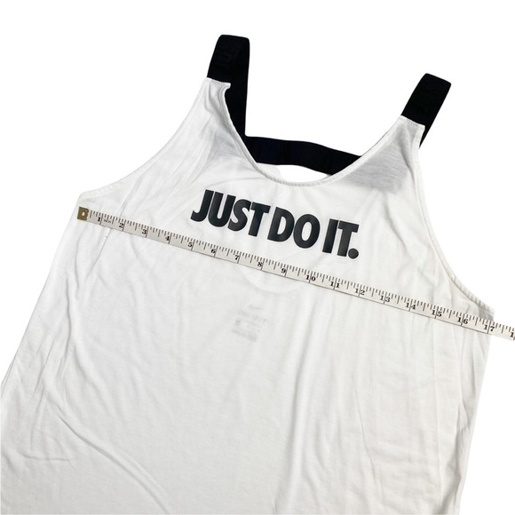 Nike WOMENS Just Do IT Elastika Top Vest Tank Black DRI FIT BQ5802-100 - Picture 4 of 7